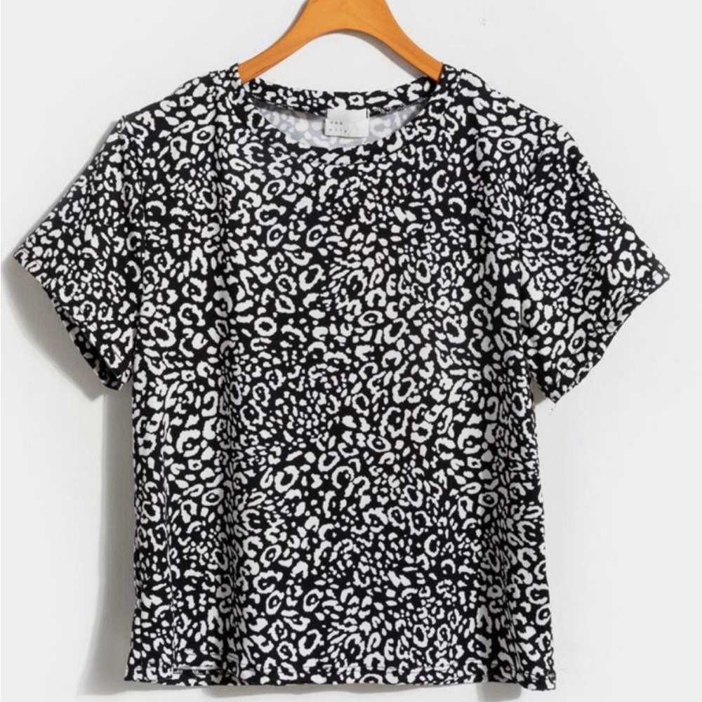 Leopard Print Tee